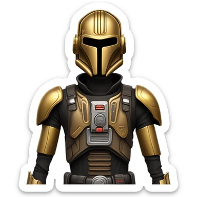 bounty hunter c3Po Satan’s backpack and saddlebags full body sticker