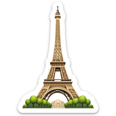 Eiffel tower sticker