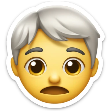 Create creative but funny “crying” emoji  sticker