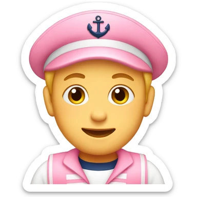 Sailor in pink  sticker