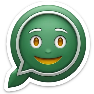 Emoji del logo de WhatsApp sticker
