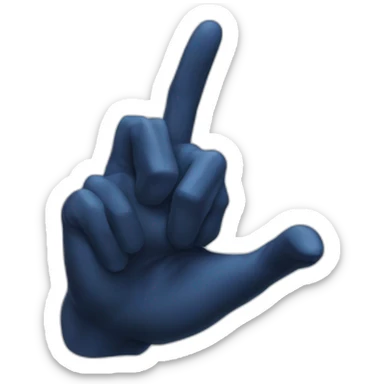 spidermans hand pointing sticker