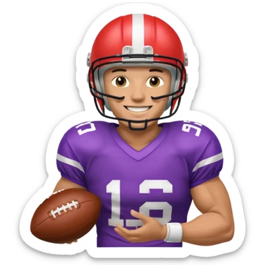 A LGBTQ American football player more LGBTQ  sticker