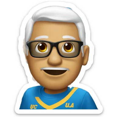 UCLA fans booing USC fan  sticker