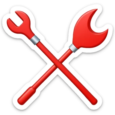 flecha sólida vermelha para marcar início de frase sticker