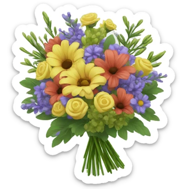 Bouquet sticker