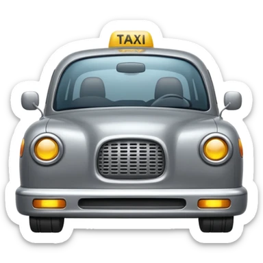 grey taxi sticker