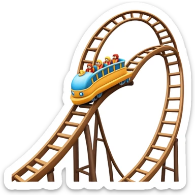 Roller coaster  sticker