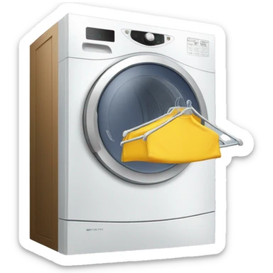 Folding Wing Clothes Dryer sticker