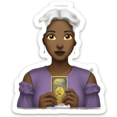 Tarot cards sticker
