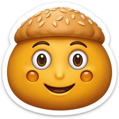 Una manciata di semi di sesamo sticker