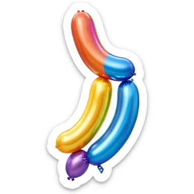 SPAM  jeff koons style inflatable balloon sausage sculpture art  sticker