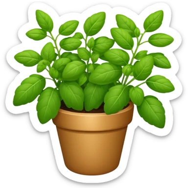 oregano herb bouquet sticker