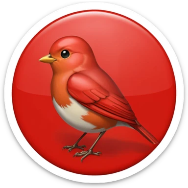 robin symbol sticker