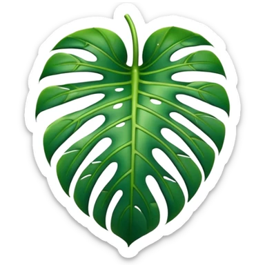 Monstera blatt sticker