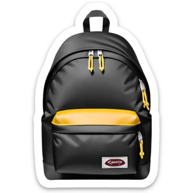 Sac à dos eastpak noir classique  sticker