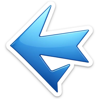 arrow pointing to the left animated sticker