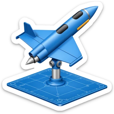 blueprint 2D drawing sticker