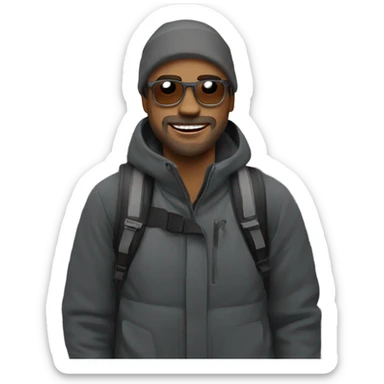 Tourist at Iceland sticker