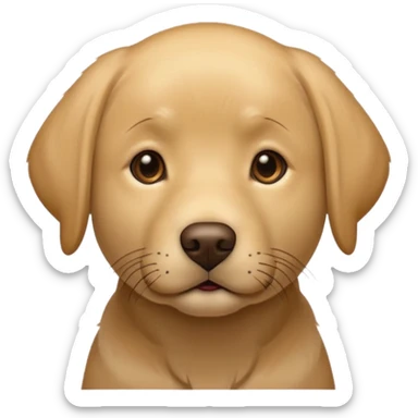 Labrador Light brown sticker