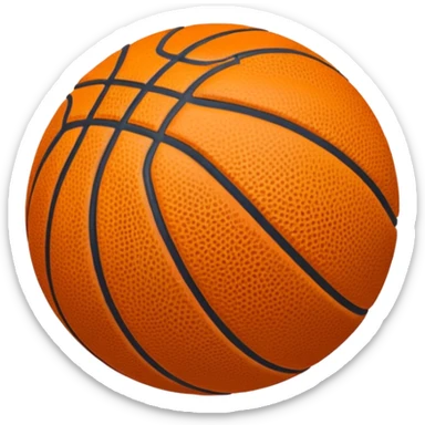 Pelota de basquet sticker