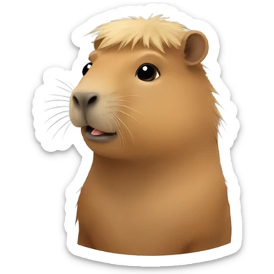 Capybara sticker