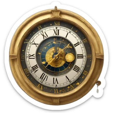 Horloge astronomique de Prague  sticker