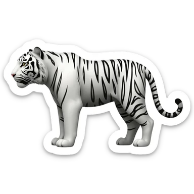 Tigre Blanco sticker