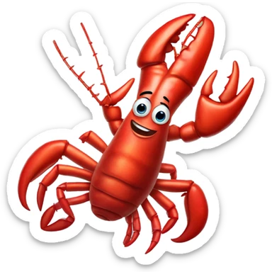 Jason Derulo as Larry the Lobster from Spongebob Squarepants sticker