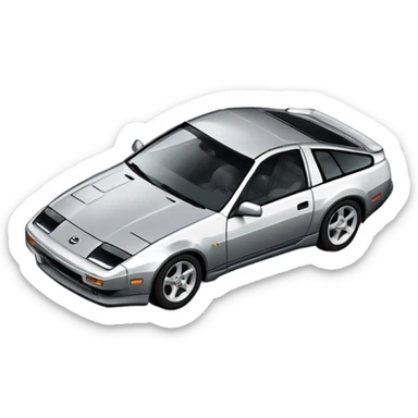 Nissan 300zx with T-tops from 1985 grey sticker
