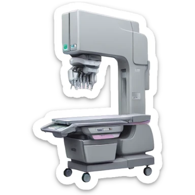x-ray machine pink sticker
