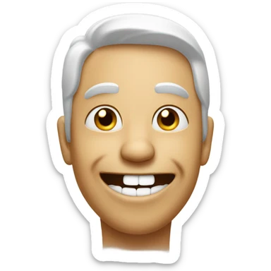 Laughing with tears sticker