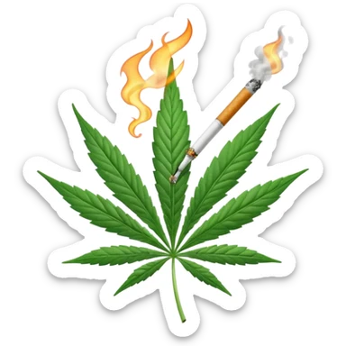 🍃🚬 thc cannabis sticker