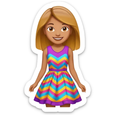 just carnival costume,colorfull dress sticker