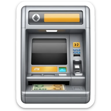 atm sticker