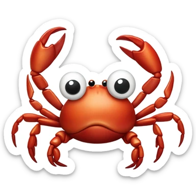 Cute little dr Zoidberg crab sticker