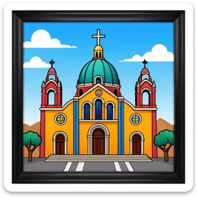 Basilica de Guadalupe sticker
