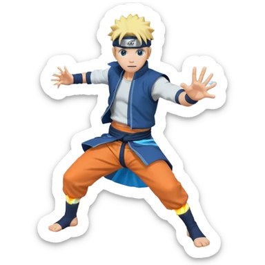 Naruto mach rasengan sticker