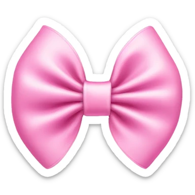 pink bow sticker