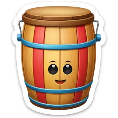 play colorful tambor sticker