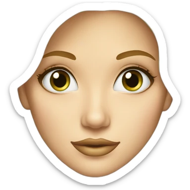 belle femme blonde yeux vert sticker