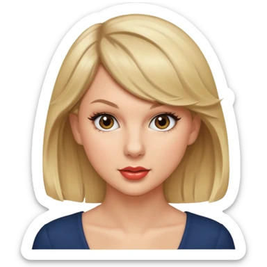 Taylor Swift that looks super reel sticker