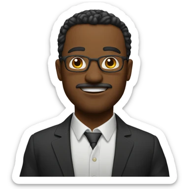 the man shows class sticker