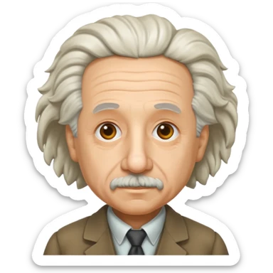 albert einstein sticker