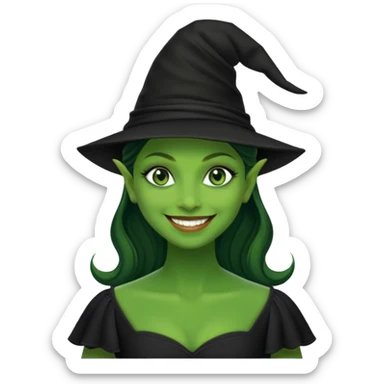 Elphaba wicked movie sticker