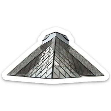Pyramide du Louvre sticker