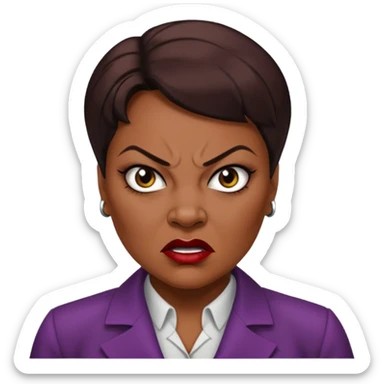 amanda waller angry sticker