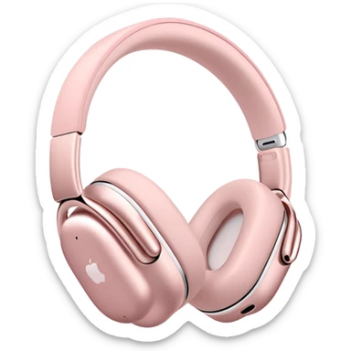 Airpods max light pink  sticker