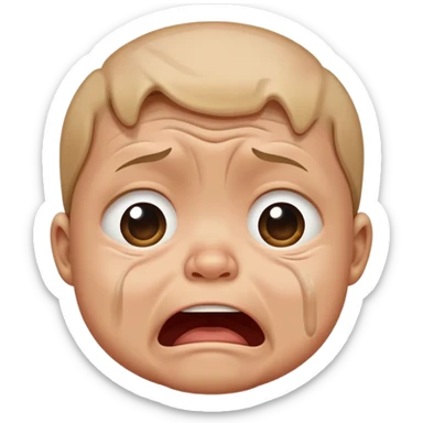 Baby cry sticker