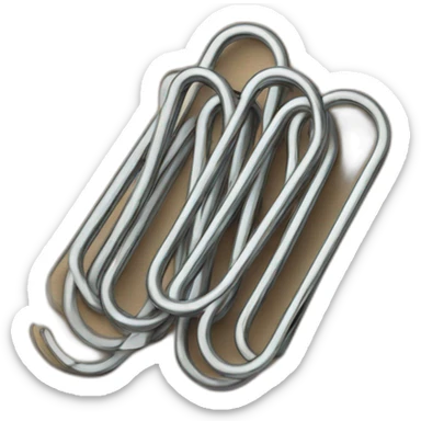 paper clips sticker